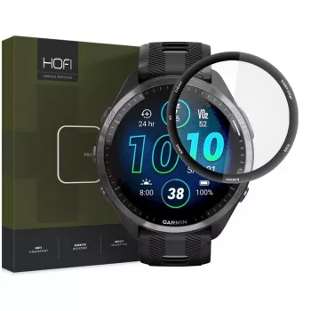 HOFI Hybrid Pro+ Hybrid Glass zaščitno steklo za zaslon za Garmin Forerunner 965 - črno