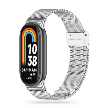 TECH-PROTECT Milanese zapestnica za Xiaomi Smart Band 8 / 9 / NFC – srebrna