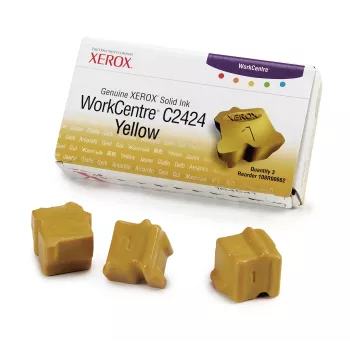 Xerox originalni trdi črnilni vložek rumen 3 kosi (3400 strani) 108R00662