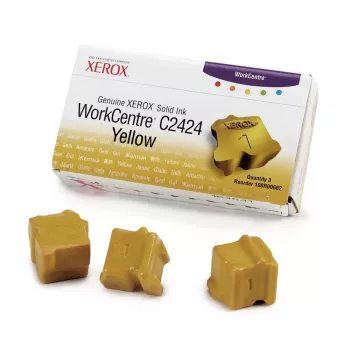 Xerox originalni trdi črnilni vložek rumen 3 kosi (3400 strani) 108R00662