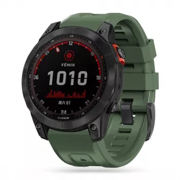 TECH-PROTECT ICONBAND Garmin Fenix 5 / 6 / 6 Pro / 7 army green silikonski pašček