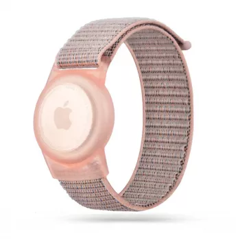 TECH-PROTECT Nylon For Kids Apple AirTag roza