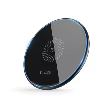 TECH-PROTECT QI15W-C1 brezžični polnilnik 15W črn