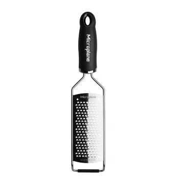 Microplane Gourmet strgalo grobo črno