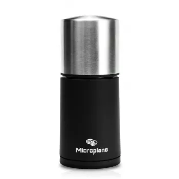 Microplane Spice Mill 2-in-1 strgalo za muškatni orešček – črno/prozorno