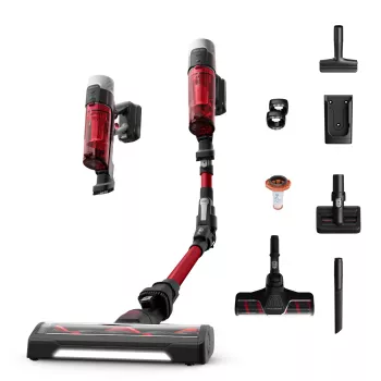 ROWENTA X-Force Flex 9.60 Complete RH2099 brezžični palični sesalnik, črno-rdeč