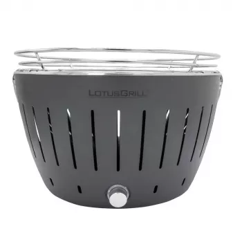 LotusGrill G340 namizni žar na oglje 32 cm, antracit, z USB