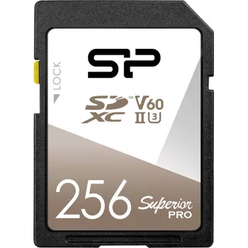 Silicon Power Superior Pro 256GB SDXC UHS-II U3 V60 pomnilniška kartica (SP256GBSDXJV6V10)