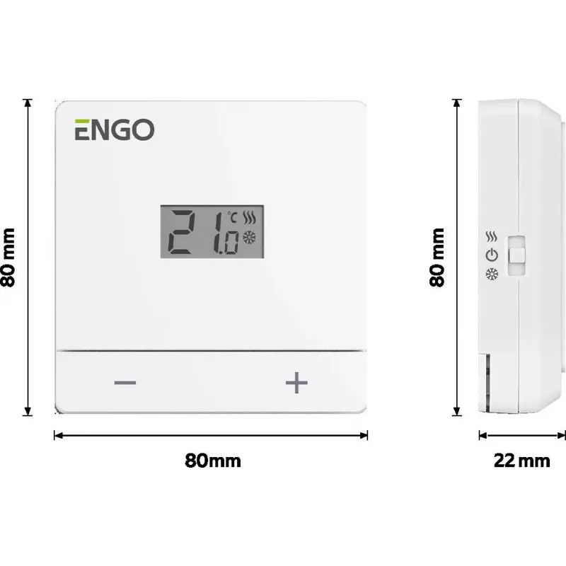 ENGO Controls EASY-BATW baterijski regulator temperature