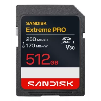 SanDisk Extreme Pro 512 GB SDXC UHS-I pomnilniška kartica