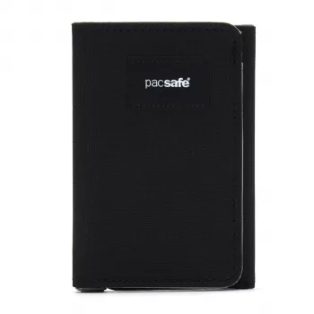 Pacsafe RFIDsafe trifold denarnica črna