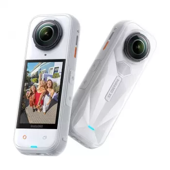 Insta360 X5 360-stopinjska akcijska kamera Standard Bundle Satin White