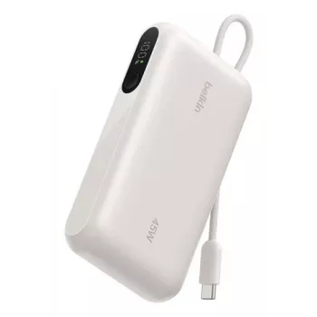 Belkin BOOSTCHARGE prenosni polnilnik z zaslonom peščen 10000mAh s kablom USB-C