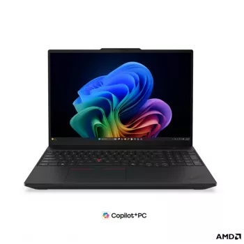 Lenovo ThinkPad T16 G5 AMD poslovni prenosnik, 16 inch WUXGA IPS, AMD Ryzen AI 5 PRO 440, 16GB DDR5, 512GB SSD, AMD Radeon 840M, Windows 11 Pro, črn, nordijska tipkovnica