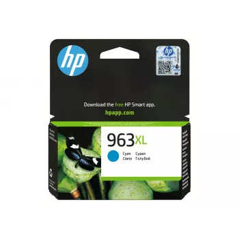HP 963XL High Yield cyan originalna kartuša s črnilom