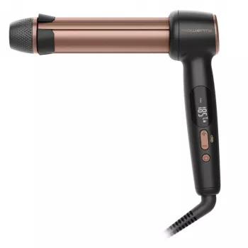 Rowenta CF4620E0 Twist Curl kodralnik - keramika, ionska nega, 27/32/38 mm, LCD zaslon, 86 W, črno-baker