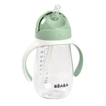 Beaba Niekapek Tritan lonček za trening 300 ml zelen
