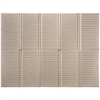 Beaba 915074 dvostranska podloga za igro 200 x 150 cm Arch Brown