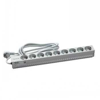 Schneider Electric Actassi 1U PDU razdelilna letvica - 9 Schuko vtičnic 19 inch VDE