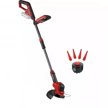 EINHELL Power X-Change akumulatorska kosilnica za travo GE-CT 18/25-1 Li-Solo, 18V (rdeče-črna, brez akumulatorja in polnilnika)