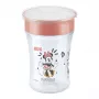 NUK Disney Mickey Mouse Magic Cup 230ml rdeča učna skodelica s 360° pitnim robom