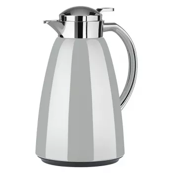 EMSA CAMPO termovka, 1 liter, svetlo siva/inox, z zaporo Quick Tip