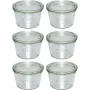 WECK kozar z pokrovom 370ml komplet 6 kosov