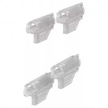 ABB 2CPX031434R9999 vgradni set za votle stene za ohišje UK600, 3-vrstični, 36 modulskih enot, bel (RAL 9010)