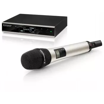 SENNHEISER SL Handheld Set DW-3-EU R, vokalni set, vključno z ročnim oddajnikom + MME 865-1, stacionarnim sprejemnikom in napajalnikom, GA 4, digitalni, 1,9 GHz