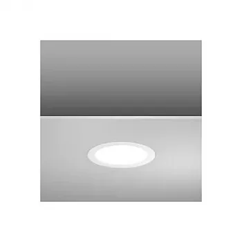 RZB LED Toledo Flat 18W/840 4000K nevtralno bela nadgradna stropna/stenska svetilka IP44 bela