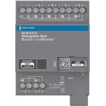 ABB BJ grelni aktuator 6-kratni 230V HA-M-0.6.12REG BJE za Busch-free@home