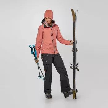 Salewa Sella 3L PTX ženska jakna, Desert Pink, XS
