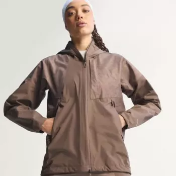 adidas TERREX Xperior 2,5L Hybrid Primeknit Climaproof jakna, Trace Brown, ženska, velikost M