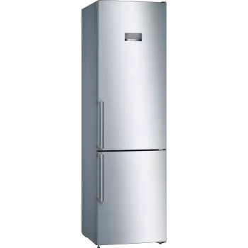 Bosch KGN397LEQ samostoječa hladilno-zamrzovalna kombinacija z NoFrost, VitaFresh, 363 l, videz inox, energijski razred E