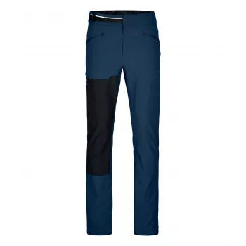 Softshell hlače Ortovox Brenta - Deep Ocean - velikost S