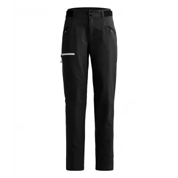 Mehke softshell hlače Ortovox Seceda za ženske, Black Raven, XS
