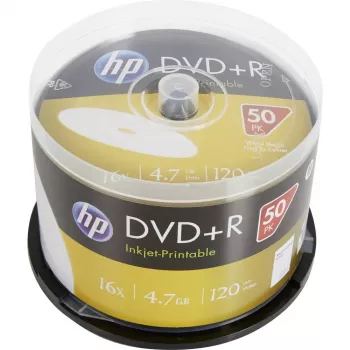 Verbatim DVD+R HP Inkjet-Printable vreteno (50 diskov) 16x 4.7GB AZO