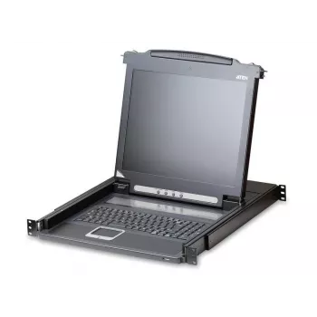 ATEN CL1000M US enotirna 17-palčna LCD KVM konzola - 1U namestitev v rack - PS/2 & USB - US razporeditev
