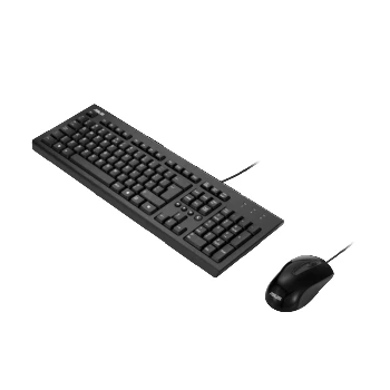 ASUS tipkovnica in miška U2000 estonska QWERTY žični komplet