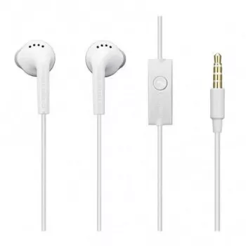 Samsung EHS61ASFWE univerzalna originalna stereo 3,5mm slušalka s kablom 1,2m mikrofon bela (OEM)