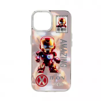 iLike Apple iPhone 15 PC silikonski ovitek Iron Boy