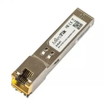 MikroTik S-RJ01 SFP bakreni RJ-45 10/100/1000 Mbit/s oddajnik-sprejemnik (transceiver) modul