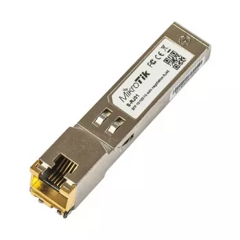 MikroTik S-RJ01 SFP bakreni RJ-45 10/100/1000 Mbit/s oddajnik-sprejemnik (transceiver) modul
