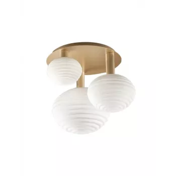 Opalla stropna svetilka 3x30W E27 65cm bela