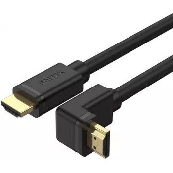 UNITEK Y-C1009 HDMI 2.0 kabel 270-stopinjsko upognjen 4K 3m črn