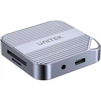 UNITEK MagSafe bralnik kartic USB-C 3.2 Gen 1 SD/Micro SD Space Gray S1244CGY01
