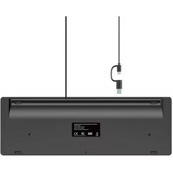 UNITEK SlimTap lahka žična pisarniška tipkovnica USB-C/USB-A