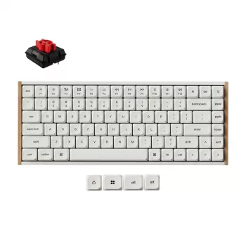 Keychron K3U-Q1Z 75% Milk POM Red Switch 8K brezžična mehanska tipkovnica