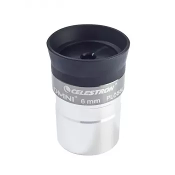 Celestron Omni 6 mm Plössl okular - 1,25 inch, popolnoma večkratno prevlečen - črno-srebrn