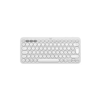 Logitech Pebble Keys 2 K380s brezžična tipkovnica, Tonal White